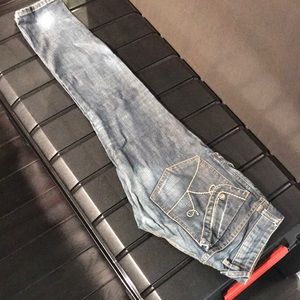 Dark blue jean for sale.